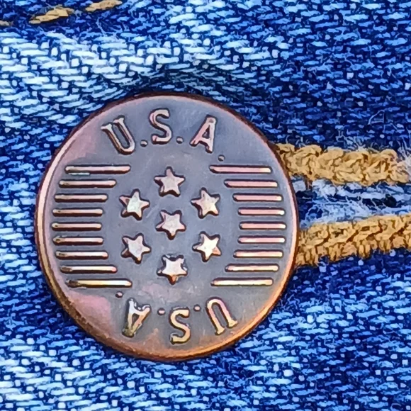 Vintage USA Brand 80s Jeans Authentic Denim Mom Jean Baggy High Waist Streetwear - Picture 4 of 7